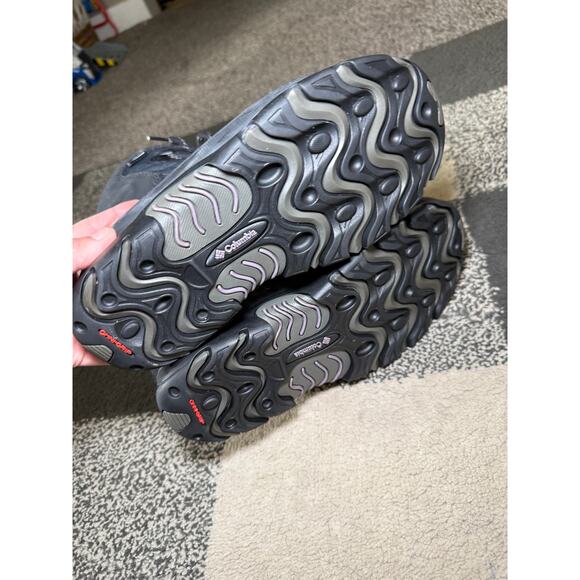 Columbia thinsulate black hiking boots womens 8 outdoor gorpcore utility chore - Picture 8 of 8